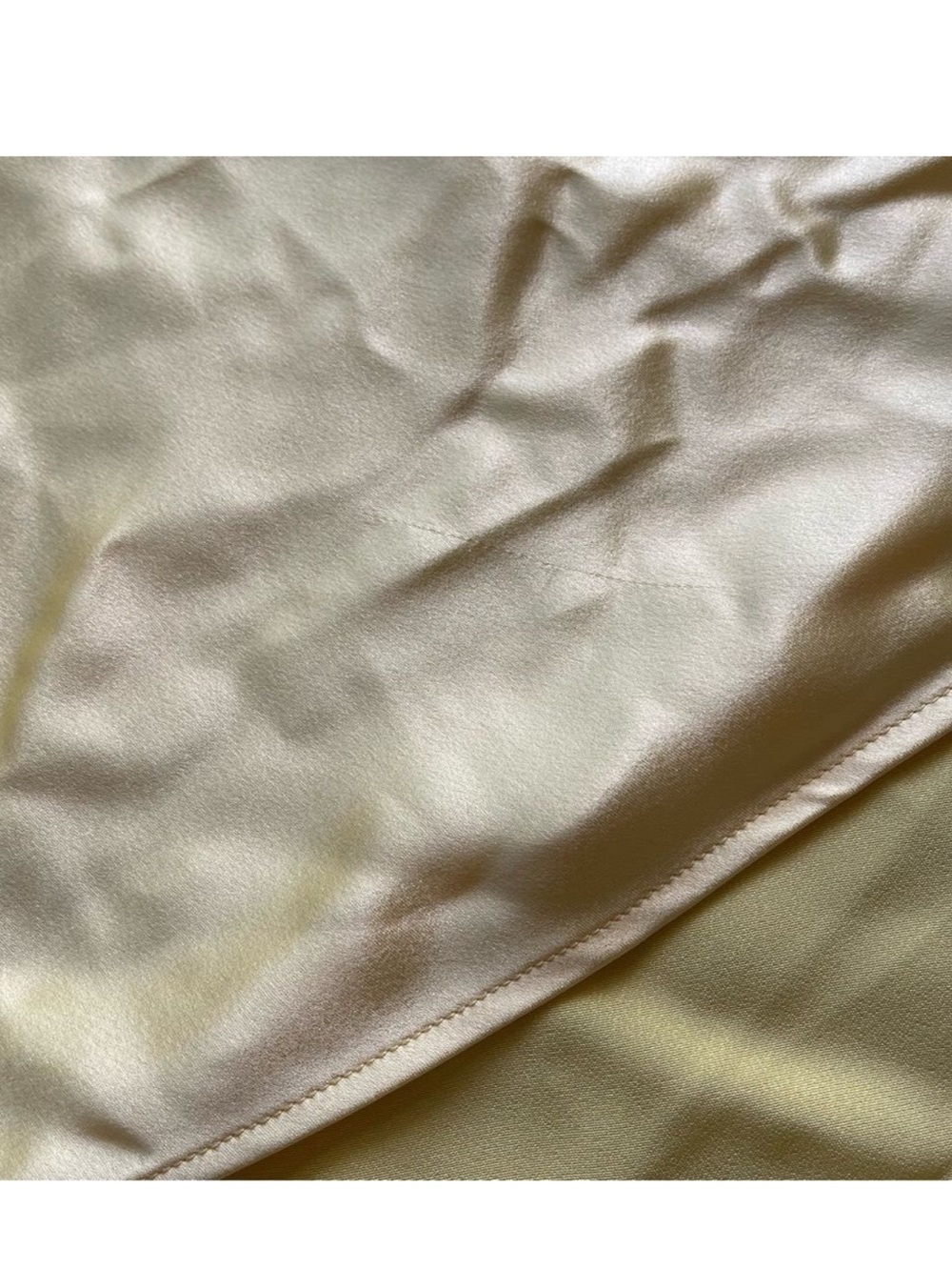 SAU Lee Penelope Satin Gown Maxi Dress in Popcorn Yellow size 10 - Picture 9 of 10